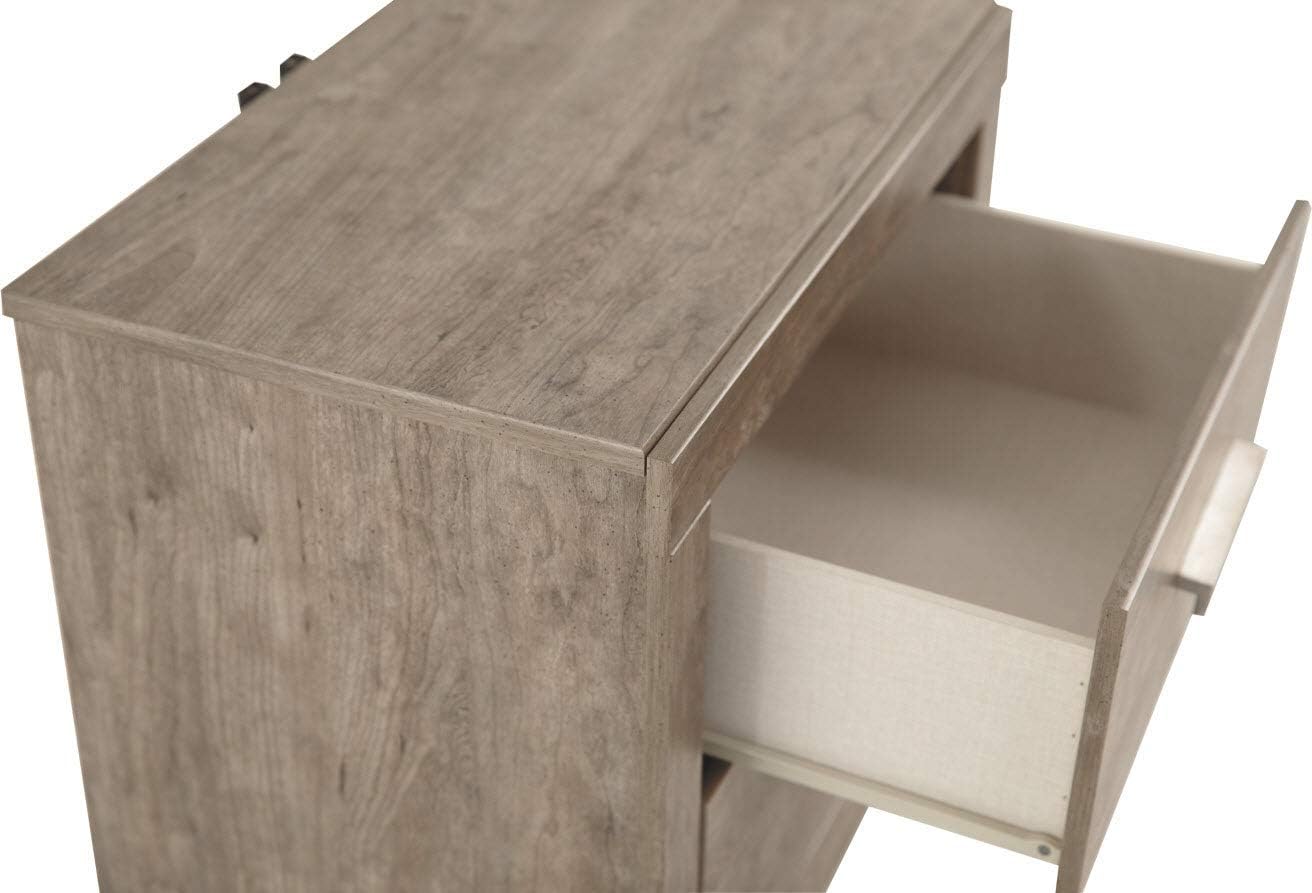Ashley Furniture Signature Design - Culverbach Nightstand - Contemporary Style - Gray: Kitchen & Dining