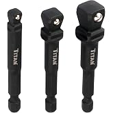 Titan 49003 2-3/4" Impact Wobble Socket Adapter Set - 3Piece