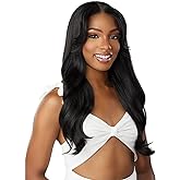 Sensationnel Dashly Lace Front Wig-Unit 27, 1 JETBLACK | Hand-Tied, Ear-To-Ear, Lace Part, Synthetic, Pre-Plucked Hairline