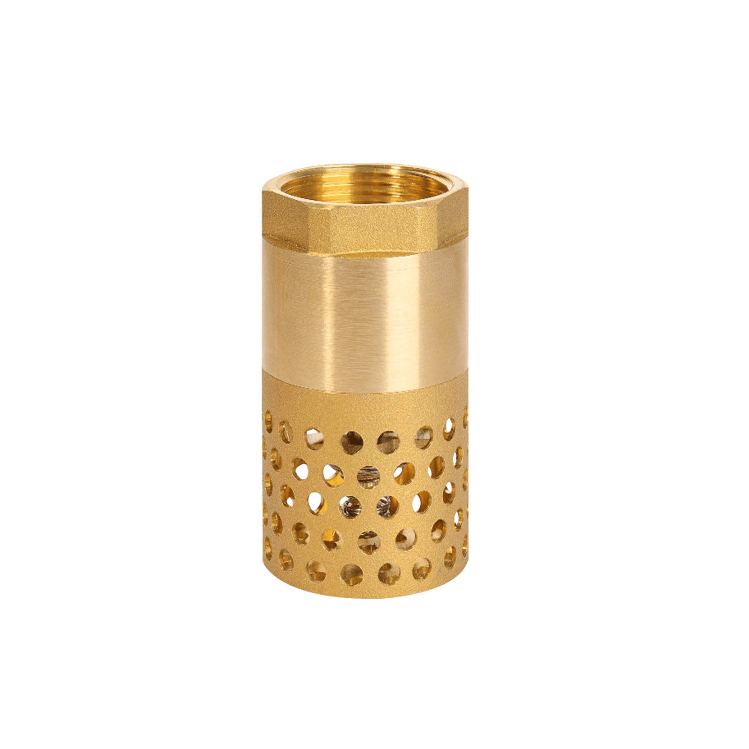 Foot Valve Strainer 1/2 3/4 1 1-1/4 1-1/2 2 2-1/2 3 inch - Anti Return Valve no Return Valve (1-1/2 inch)