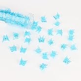 YISSION 60 Pcs Mini Blue Butterfly Hair Clips Cute Small Butterfly Hair Claw Clips with Box Package 90s Y2K Hair Accessories for Girls Women