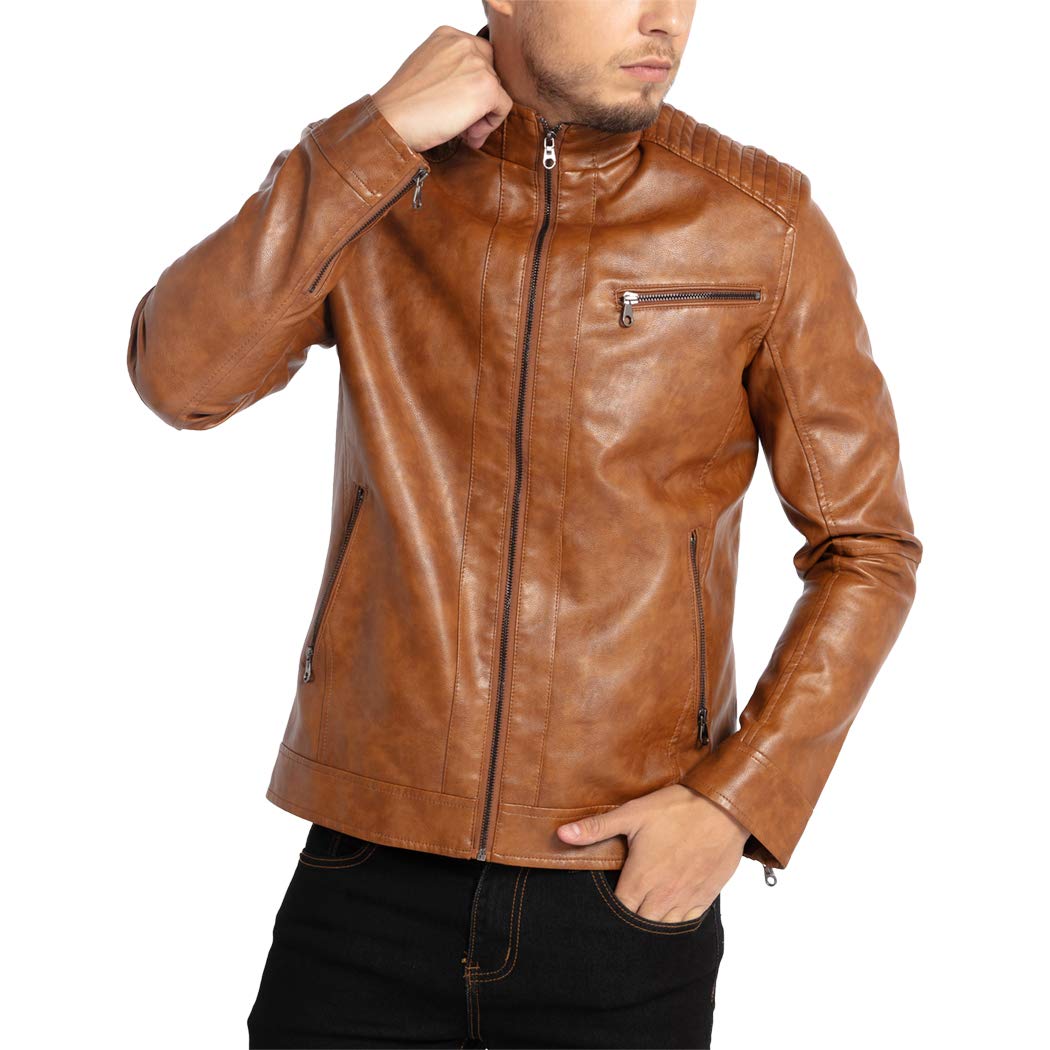 lightweight leather jacket