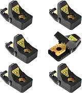 RnCop Reusable Mouse Trap 6 Pack Heavy Duty High Sensitive Mice Catchers