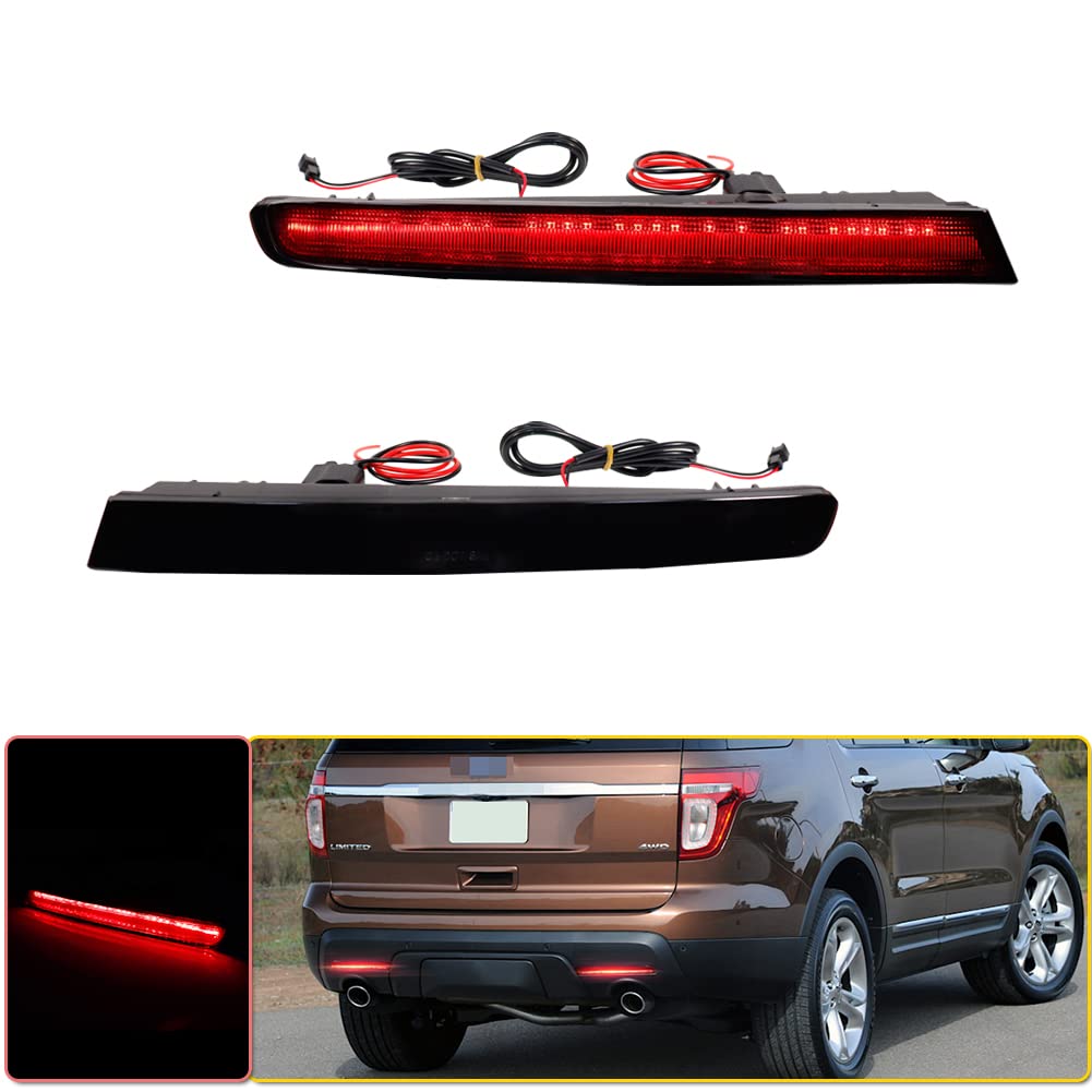KENRTIR Full LED Smoked Lens Bumper Reflector Rear