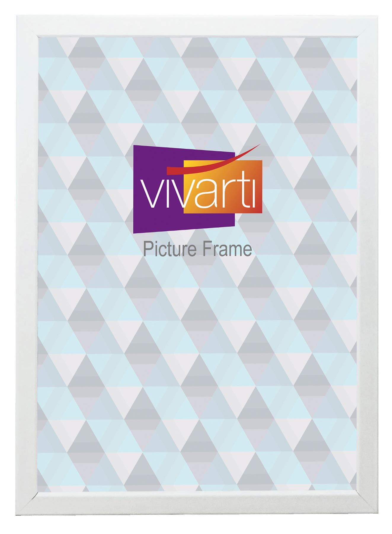 Vivarti Thin Matt White Picture Frame, A3 Size, 29.7 x 42 cm