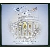 2009 White House Christmas Ornament, First Electric Christmas Lights