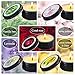 YMING Scented Travel Tin Candles, 100% Natural Soy Wax, Set Of 5 Aromatherapy （Lavender, Vanilla bee, Coral rose, Lemon verbena & mandarin, Spring fresh） - Gift For Women