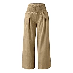 Sweatpants Women Leg Palazzo Pants for Control top