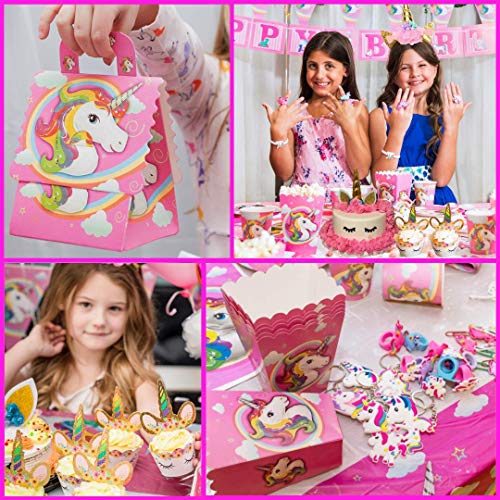 3 Unicorn+Party+Supplies+Headband+Decorations