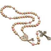 Intercession Madonna and Child Style Religious Rosary Beads
