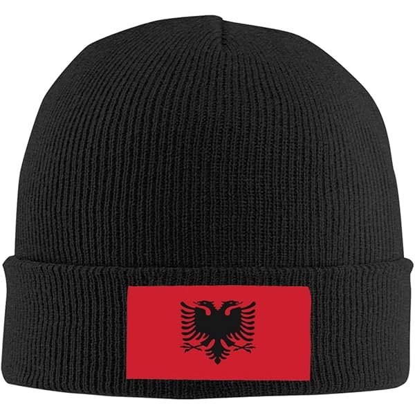 Vintage Morocco Moroccans Flag Beanie Knit Hat for Men Women