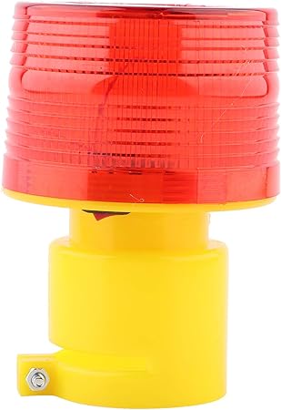 Amazon 警告灯ソーラーled緊急警報フラッシュライト警報ランプ交通道路ボート赤色光フリッカービーコンランプ 1個 発煙筒 非常信号灯 車 バイク