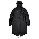 RAINS Fishtail Parka – Waterproof Windproof Lightweight Raincoat with Fishtail Silhouette, Welded Seams