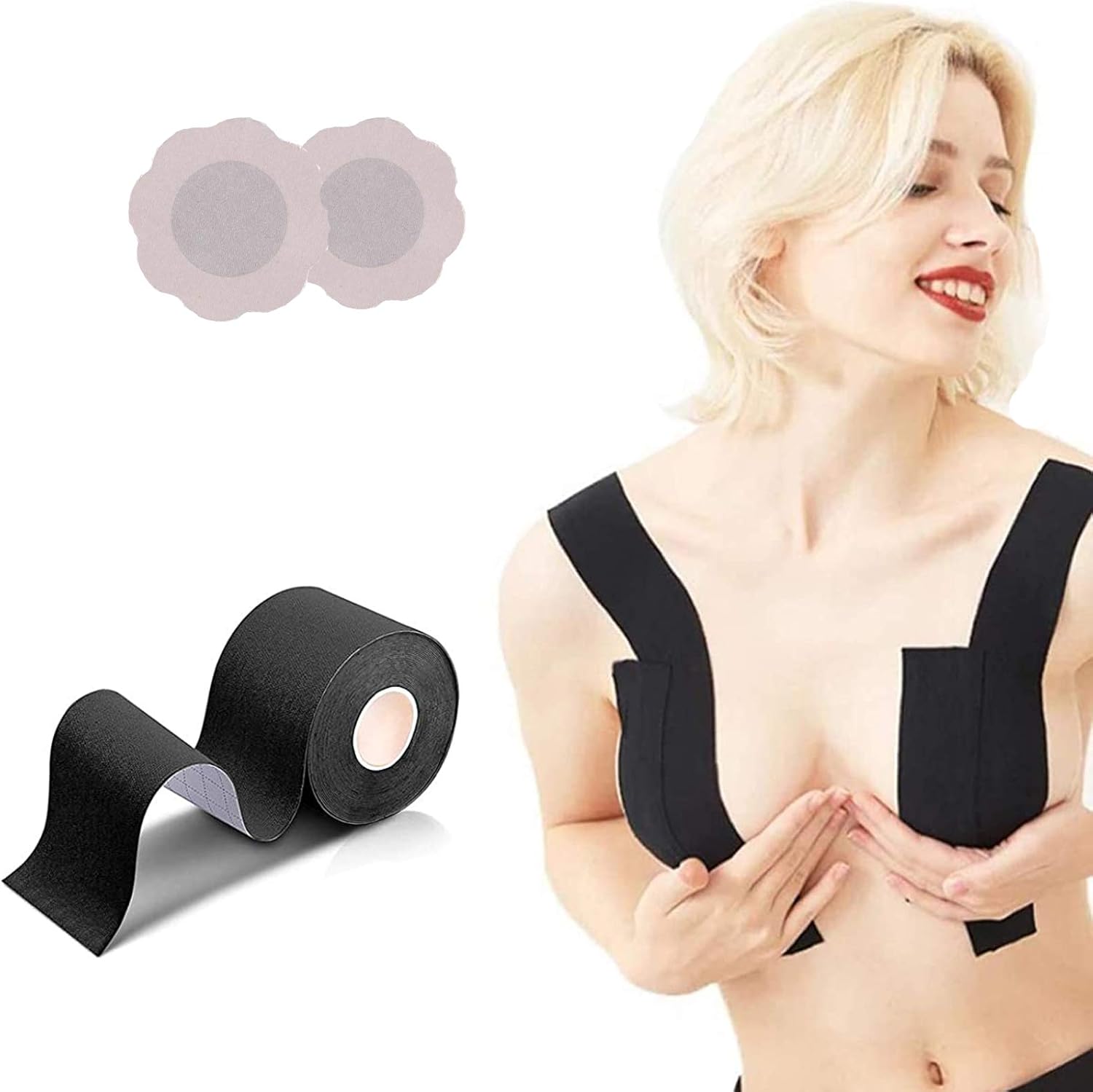 Chagoo Secret Weapon Breast Tape, XL Breast Lift Tape for Large Breasts