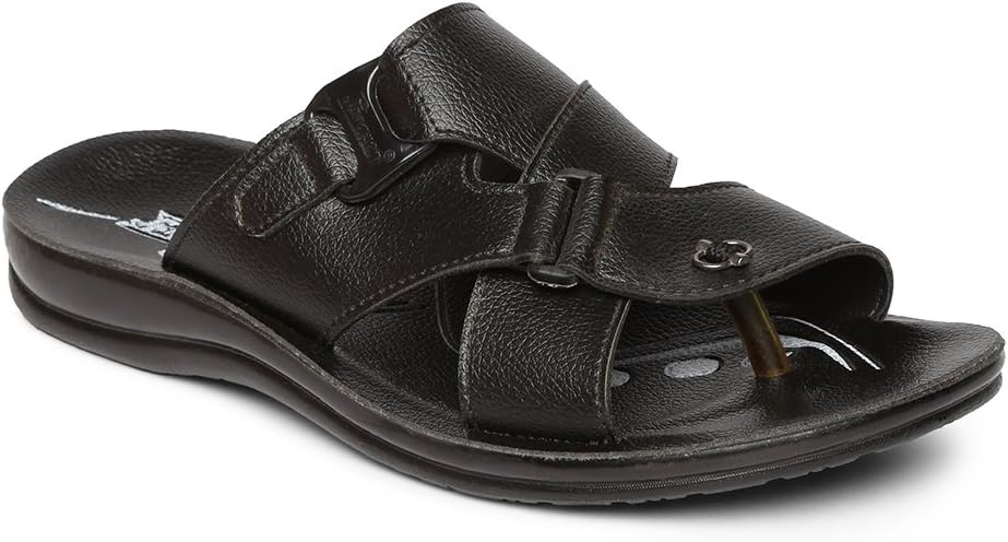 Paragon Men's Mustard Slippers-10 UK/India (44 EU) (A1PU6758GMSD00010G319)