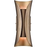 CLAXY Mid-Century Wall Sconce 2-Light Brushed Brass Wall Light for Bathroom Bedroom-Updated Canopy