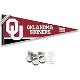 Oklahoma Sooners Pennant Flag and Wall Tack Mount Pads