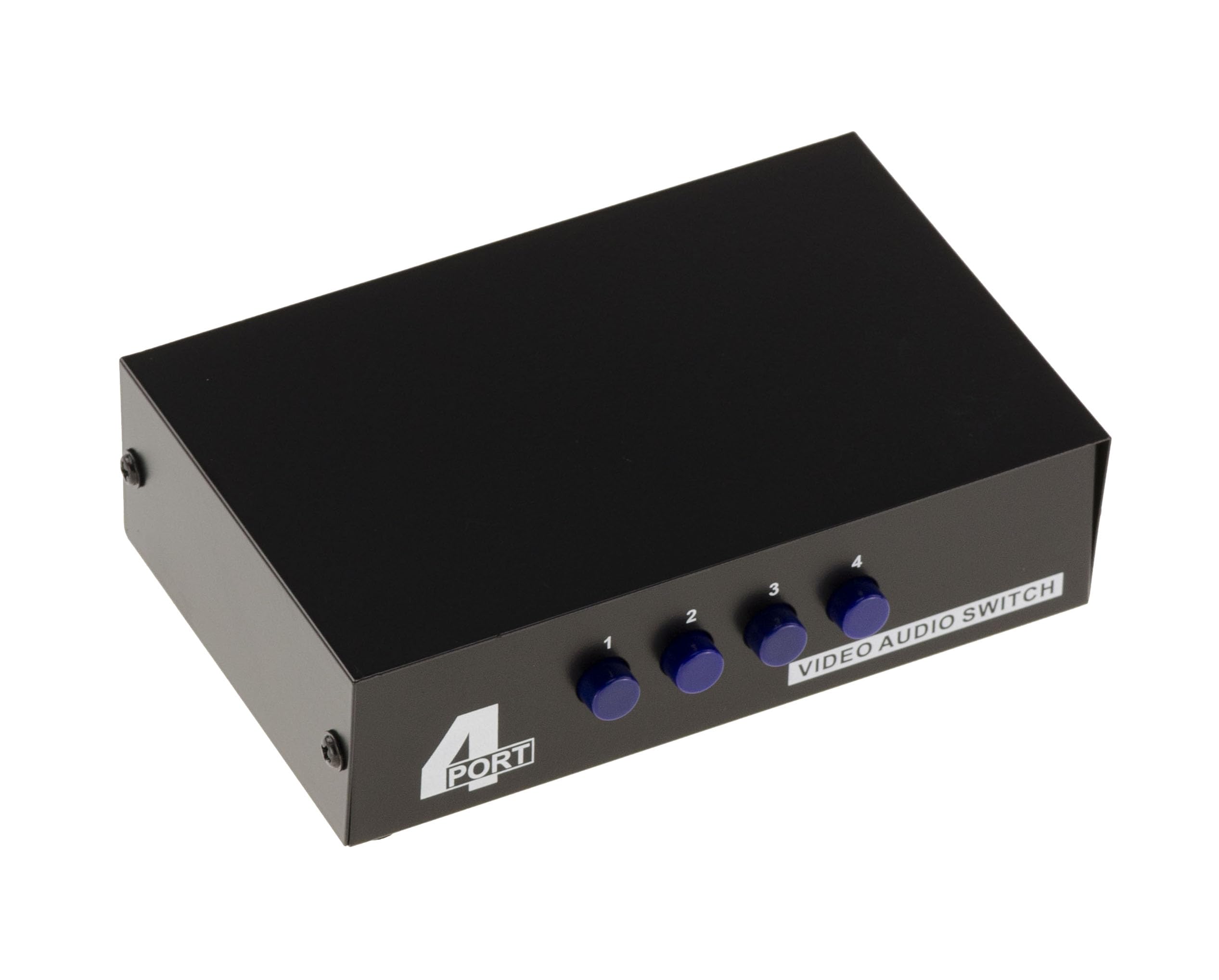 KALEA-INFORMATIQUE switch-type audio video splitter box for routing 1 input to 4 outputs or 4 inputs to 1 output