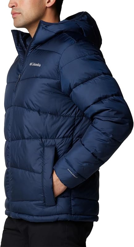 Fivemile Butte II Chaqueta con Capucha, Tecnología Reflectante, Tela Repelente al Agua, Aislamiento Reciclado, Bolsillos Seguros para las Manos, Ribete en Capucha - Hombre