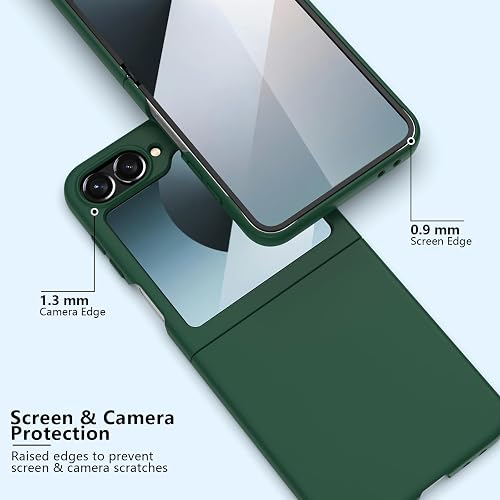 ZX Zenixy for Samsung Galaxy Z Flip 6 Case, Slim Thin Shockproof