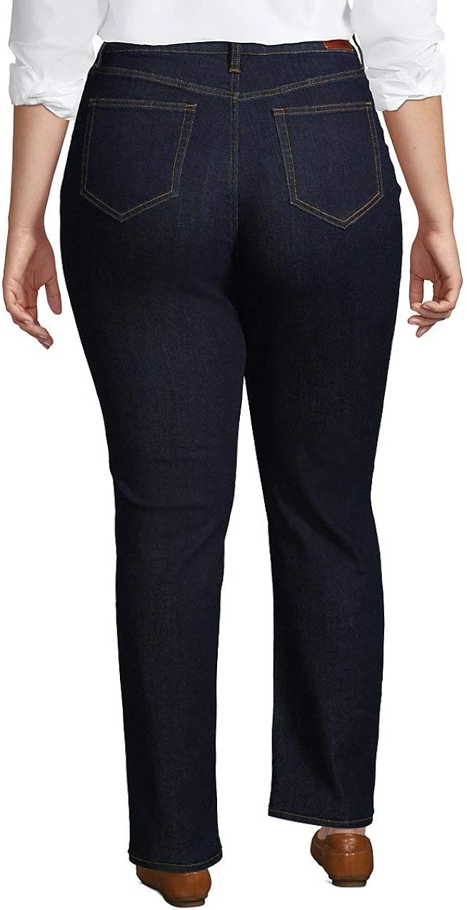 lands end womens straight leg jeans
