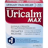 Uricalm Maximum Strength Urinary Pain Relief Tablets, 28 Count