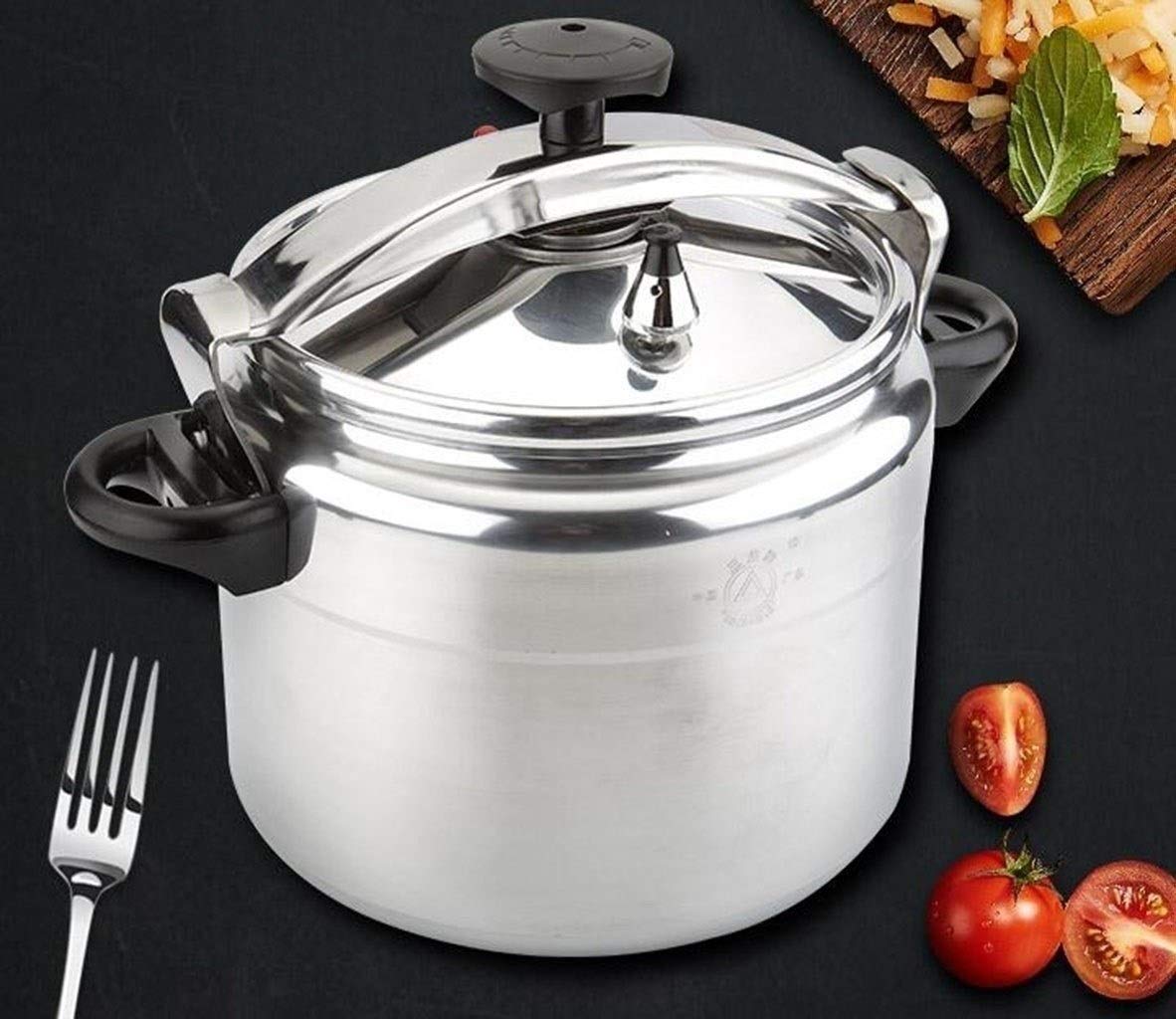 Multi-Setting Pressure Cooker Stainless Steel Induction Compatible Pressure Cooker Silver Manual Slo