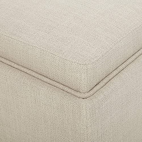 CHITA Storage Ottoman Cube (with Tray),Footrest Stool Seat Serve as