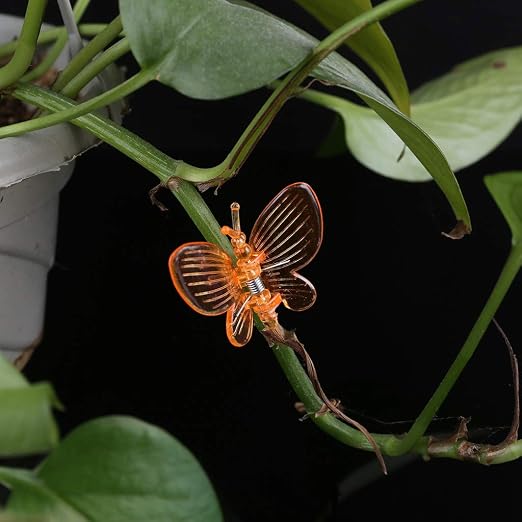 Ycncixwd 30 Unidades Mariposa orquídea Clips Planta Clips Jardín ...