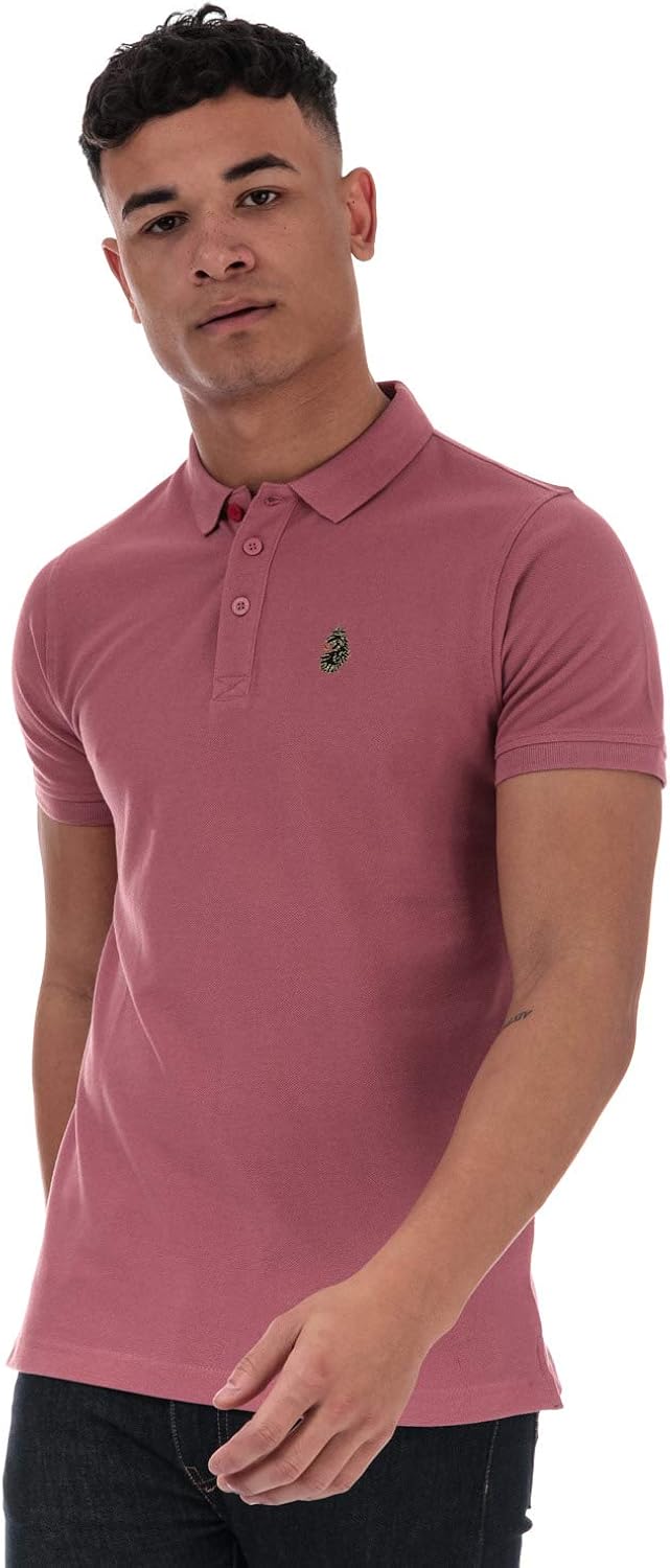 LUKE Mens 1977 Mens Williams Polo Shirt in Purple - L: Luke 1977: Amazon.co.uk: Clothing