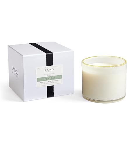 Amazon.com : LAFCO New York Signature Candle, Feu de Bois - 15.5