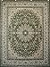 Feraghan/New City Traditional Isfahan Wool Persian Area Rug, 2' x 7', Sage Green