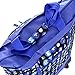 Olympia U.S.A. Deluxe Rolling Shopper Travel Tote, Purple