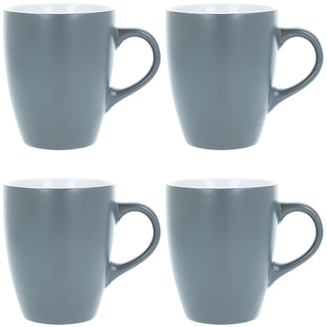 COM-FOUR® Taza de café de cerámica 4x - Taza de café de ...