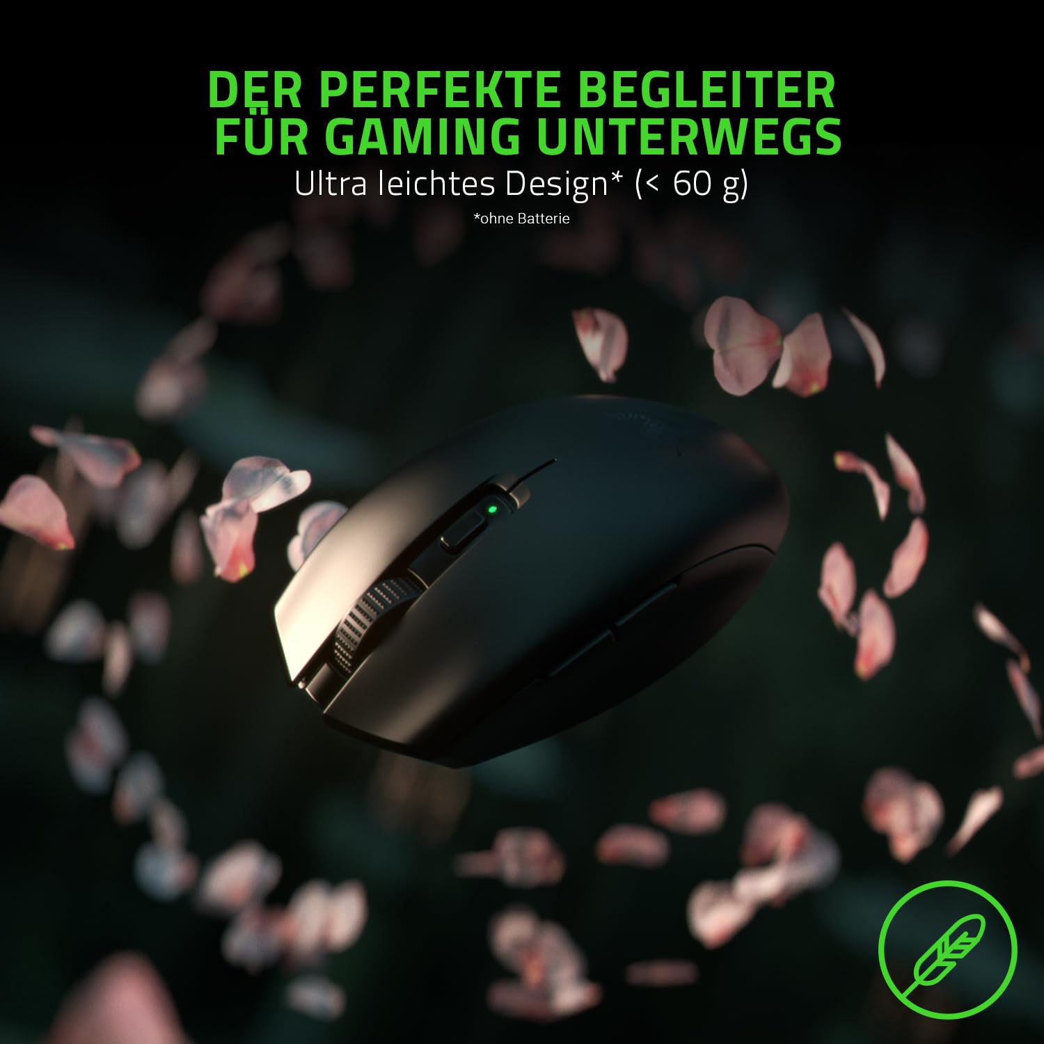 Razer Orochi V2 - Mobile kabellose Gaming-Maus mit bis zu 950 Stunden Batterie-Laufzeit (Ultra leichtes Design, 2 kabellose Modi, Mechanische Maus-Switches) Schwarz 2