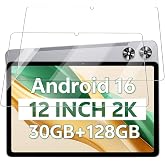 Screen Protector for SVITOO Tab 12/P12 Android 16 Tablet 12 Inch 2-Pack | Anti-Scratch 9H Tempered Glass Film Easy to Install, No Bubble