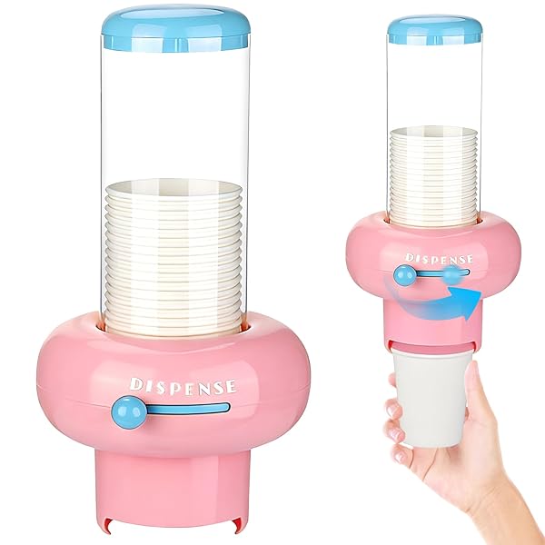 JUOME CUP DISPENSER, PULL TYPE CUP HOLDER FOR...