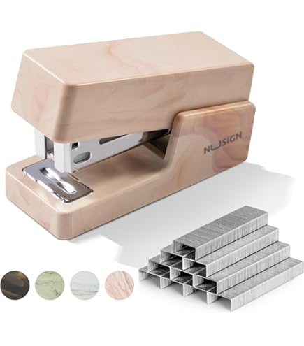 1pc Creative Mini Stapler With Staple Remover And Staples, Cute Office School Supplies For Binding Papers, Purple | SHEIN