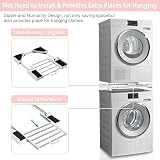 NIUXX Universal Stacking Kit for Washer and Dryer 53-68 cm Adjustable view 3
