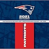 New England Patriots 2021 12x12 Team Wall Calendar Lang Companies 0841622145546 Amazon Com Books