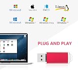KOOTION 128GB USB 2.0 Flash Drive Red with LED Indicator view 6