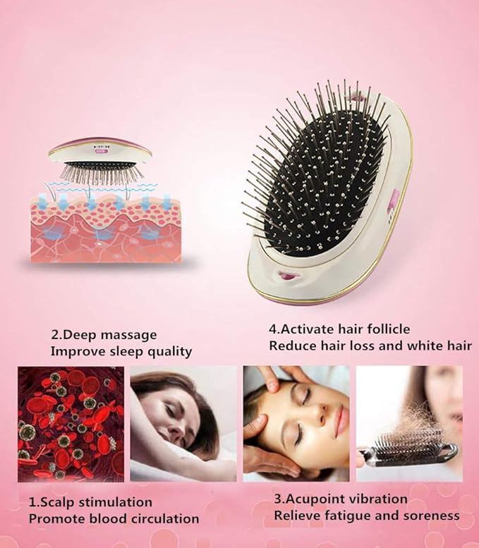 Straight Hair Comb Hair Comb Straight Hair Vibration Massage Comb
