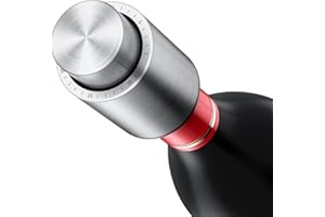 Wine Bottle Stoppers，2-in-1 Vacuum Wine Stopper，Stainless Steel Wine Savers, Reusable Wine Preserver, Vacuum Pump Corks Keep 