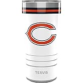 Tervis Traveler NFL Chicago Bears - Arctic Triple Insulated Insulated Tumbler Travel Cup Keeps Drinks Cold & Hot, 20oz, Stainless Steel