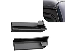 DACIRTY 2 PCS Car Roof Gutter, Anti-Scratch Wear-Resistant Environmentally Friendly Soft Rubber Rain Gutter, Decorative Modif
