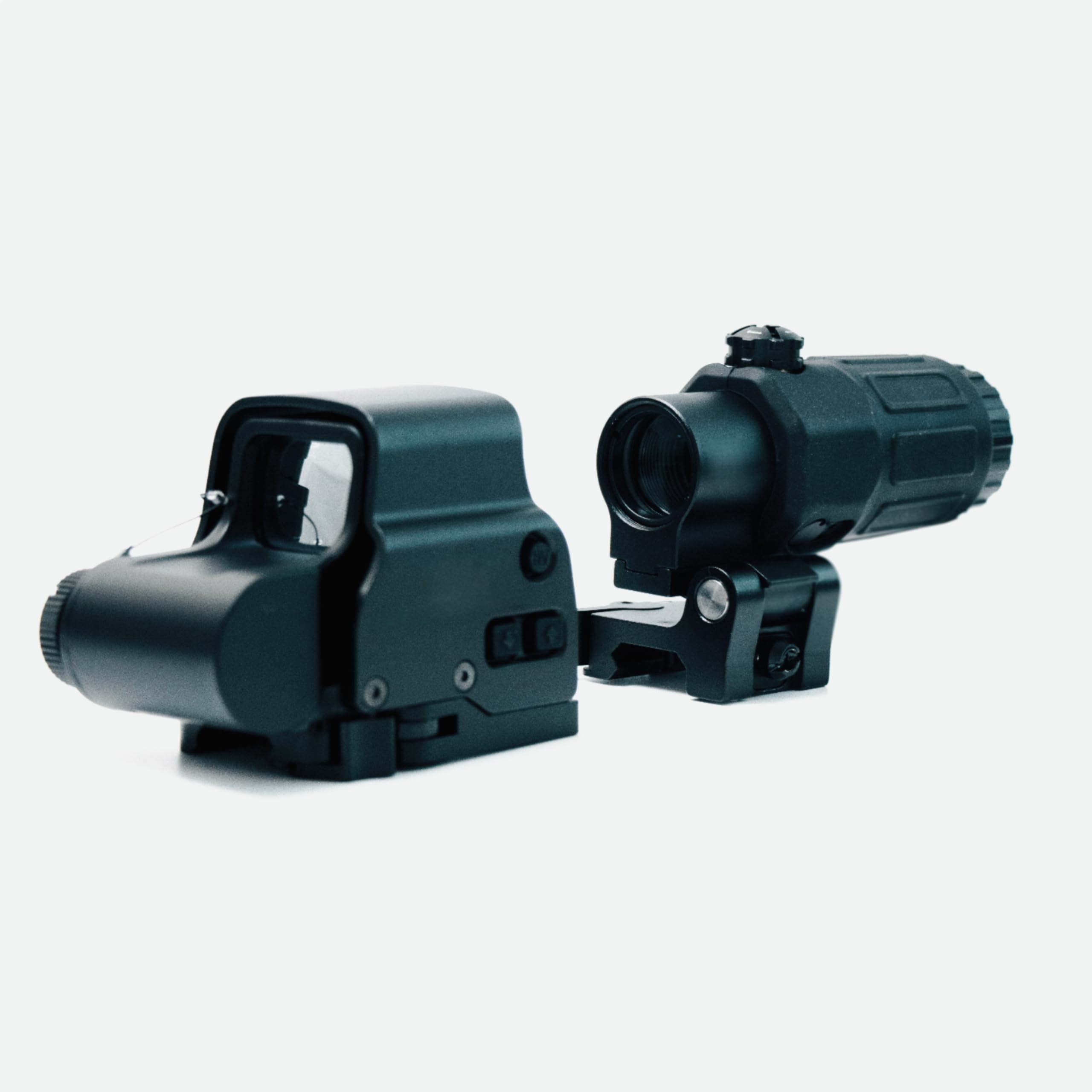 Photo 1 of Bravary 558 G33 Holographic Sight Magnifier Combo for Airsoft Red & Green Dot Holographic Reflex Sight Scope w/ G33 3X Magnifier Combo Built-in Flip QD Mount