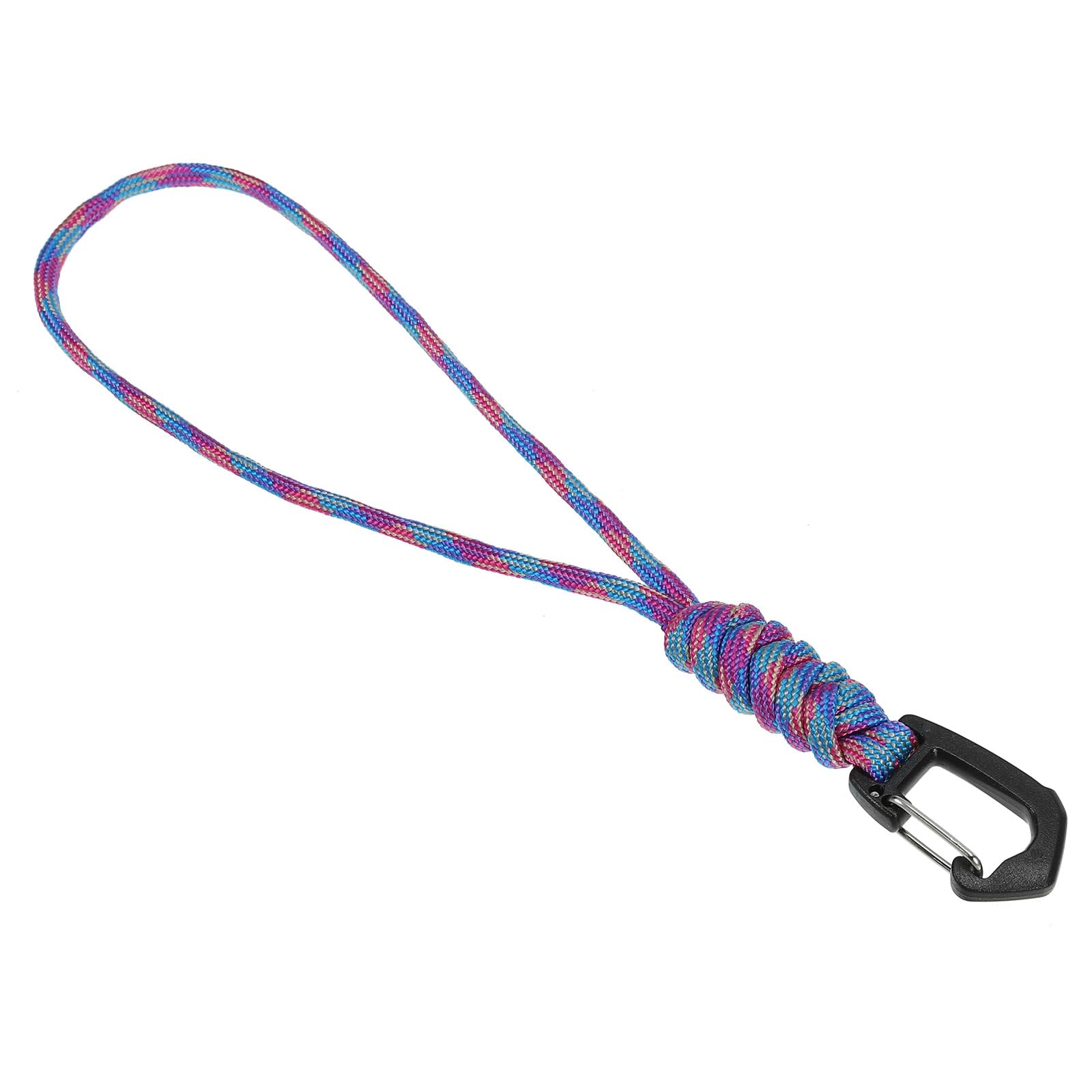 PATIKIL Badge Lanyard 8.6 Inch, Necklace Keychain Cord Metal Clasp Hook Ring Strap for Keys Whistle ID Card Badge Holder, Multicolor Camo