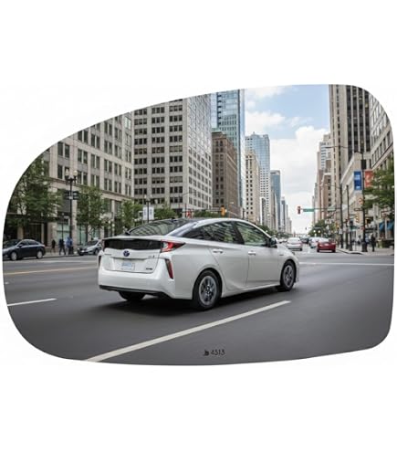 thumbnail interactive-video image 1 of Passenger Side Mirror Glass For Toyota Prius 2010-2015 – Right RH Convex Lens S-D313R 1 of 4