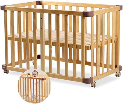 crib with adjustable side