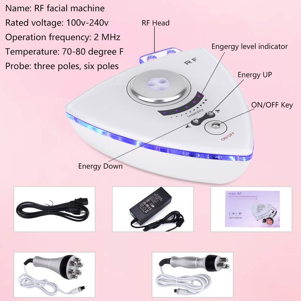MYSWEETY Home Use Portable Beauty Machine for Face and Eyes Facial Skin Care Salon Machine: Beauty